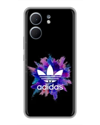 Чехол для OPPO A5x с картинкой «Взрыв красок Adidas»