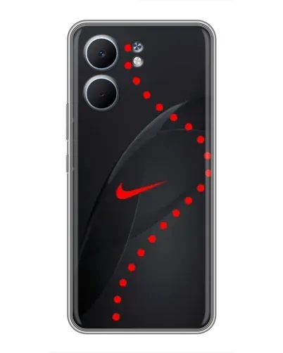 Чехол для OPPO A5x с картинкой «Абстрактный дизайн Nike»