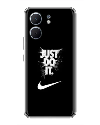 Чехол для OPPO A5x с картинкой «Текстовый принт Nike»