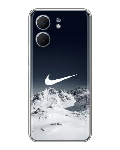 Чехол для OPPO A5x с картинкой «Nike — зимние горы»