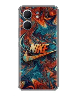 Чехол для OPPO A5x с картинкой «Nike в абстракции»