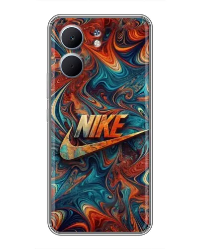 Чехол для OPPO A5x с картинкой «Nike в абстракции»