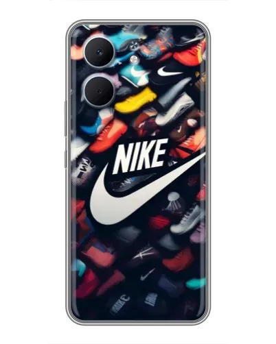 Чехол для OPPO A5x с картинкой «Коллекция кроссовок Nike»