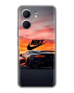 Чехол для OPPO A5x с картинкой «Nike и суперкар»