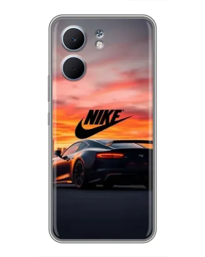 Чехол для OPPO A5x с картинкой «Nike и суперкар»