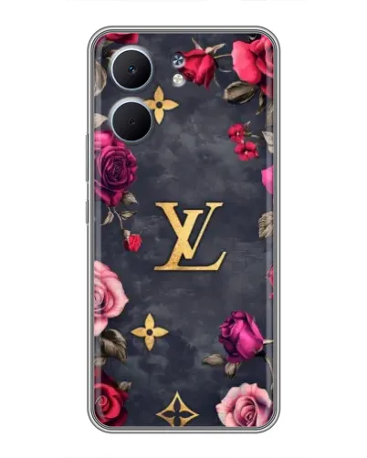 Чехол для OPPO A5x с картинкой «Цветочный Louis Vuitton»