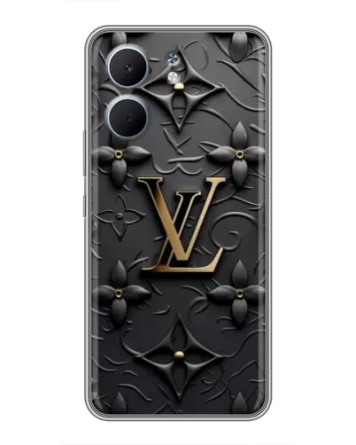 Чехол для OPPO A5x с картинкой «Кожаная текстура LV»