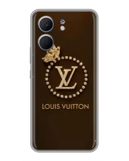 Чехол для OPPO A5x с картинкой «LV — золотая печать»