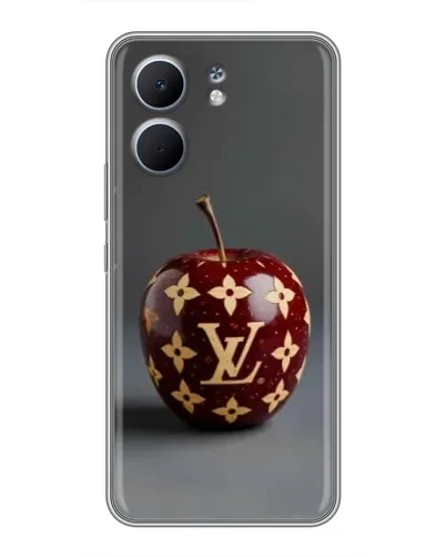 Чехол для OPPO A5x с картинкой «Красное яблоко LV»