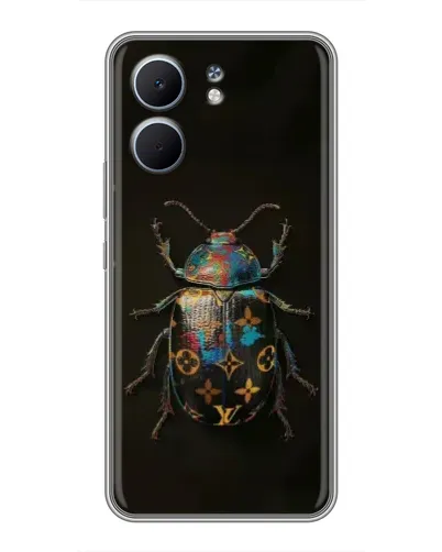 Чехол для OPPO A5x с картинкой «LV — мраморный принт»