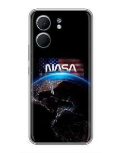 Чехол для OPPO A5x с картинкой «Земля из космоса NASA»