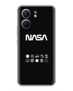 Чехол для OPPO A5x с картинкой «NASA — технический принт»