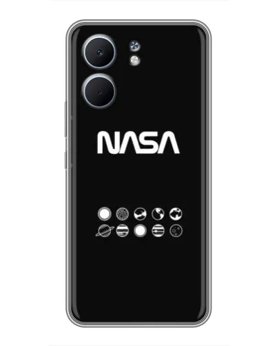 Чехол для OPPO A5x с картинкой «NASA — технический принт» Чехол для OPPO A5x с картинкой «NASA — технический принт»