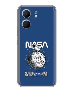 Чехол для OPPO A5x с картинкой «NASA — лунная миссия»