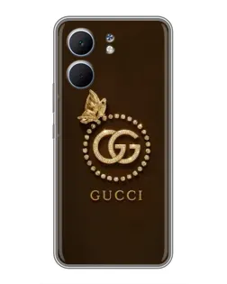 Чохол для OPPO A5x з картинкою «Gucci — золотий метелик» Чохол для OPPO A5x з картинкою «Gucci — золотий метелик»