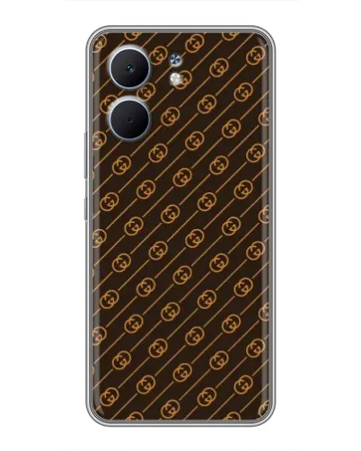 Чохол для OPPO A5x з картинкою «Gucci — золоті діагоналі» Чохол для OPPO A5x з картинкою «Gucci — золоті діагоналі»