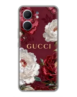 Чохол для OPPO A5x з картинкою «Gucci — бордові троянди» Чохол для OPPO A5x з картинкою «Gucci — бордові троянди»