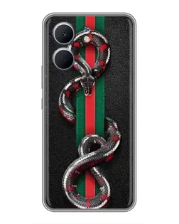 Чохол для OPPO A5x з картинкою «Gucci — змія на смузі» Чохол для OPPO A5x з картинкою «Gucci — змія на смузі»