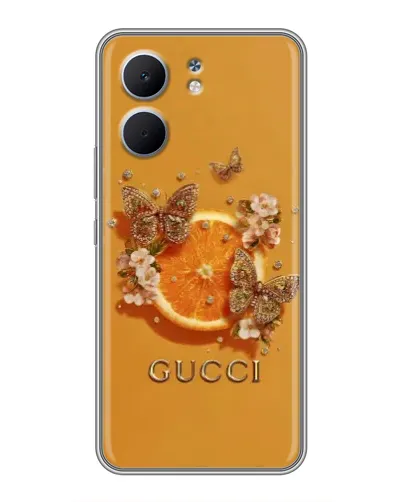 Чохол для OPPO A5x з картинкою «Gucci — золоті метелики» Чохол для OPPO A5x з картинкою «Gucci — золоті метелики»