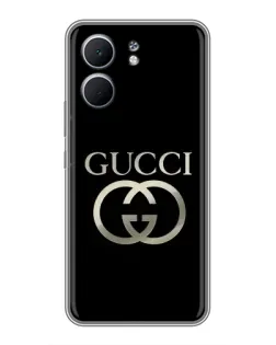 Чохол для OPPO A5x з картинкою «Gucci — золото на чорному» Чохол для OPPO A5x з картинкою «Gucci — золото на чорному»