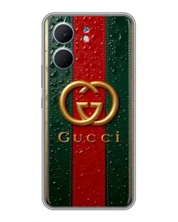 Чохол для OPPO A5x з картинкою «Gucci — фірмова смуга та золото» Чохол для OPPO A5x з картинкою «Gucci — фірмова смуга та золото»