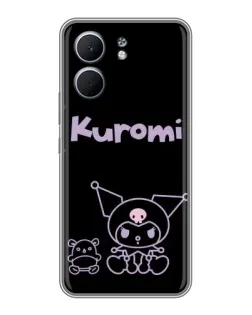 Чехол для OPPO A5x с картинкой «Kuromi — черный минимализм» Чехол для OPPO A5x с картинкой «Kuromi — черный минимализм»