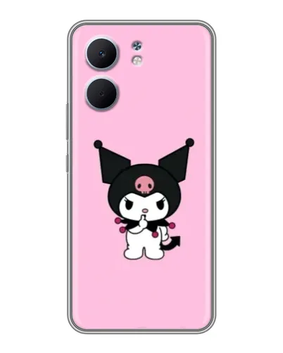 Чехол для OPPO A5x с картинкой «Kuromi — розовая нежность»