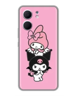 Чехол для OPPO A5x с картинкой «My Melody и Kuromi» Чехол для OPPO A5x с картинкой «My Melody и Kuromi»
