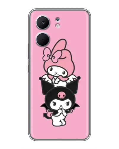 Чехол для OPPO A5x с картинкой «My Melody и Kuromi»