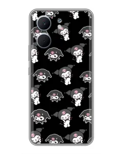 Чехол для OPPO A5x с картинкой «Черный паттерн Kuromi» Чехол для OPPO A5x с картинкой «Черный паттерн Kuromi»