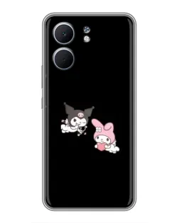 Чехол для OPPO A5x с картинкой «My Melody и Kuromi» Чехол для OPPO A5x с картинкой «My Melody и Kuromi»