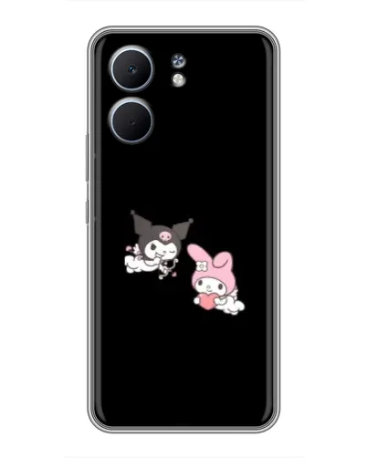 Чехол для OPPO A5x с картинкой «My Melody и Kuromi»