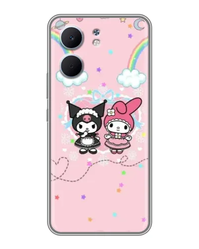 Чехол для OPPO A5x с картинкой «My Melody и Kuromi»