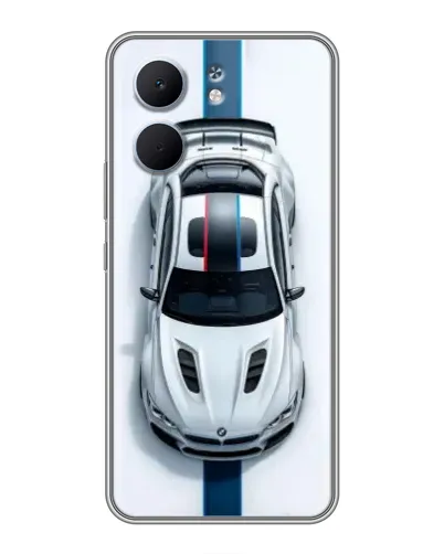 Чехол для OPPO A5x с картинкой «Вид сверху — BMW M»