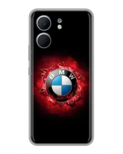 Чехол для OPPO A5x с картинкой «Логотип BMW — вспышка»