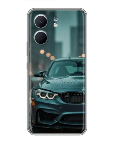 Чехол для OPPO A5x с картинкой «BMW в огнях города»