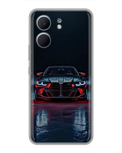 Чехол для OPPO A5x с картинкой «BMW на мокрой дороге»