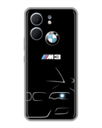 Чехол для OPPO A5x с картинкой «Минималистичный принт BMW M3»