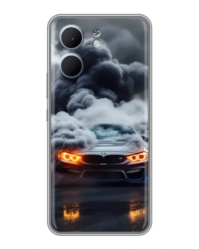 Чехол для OPPO A5x с картинкой «BMW в дыму»