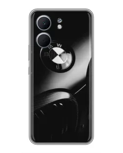 Чехол для OPPO A5x с картинкой «Эмблема BMW — макро»