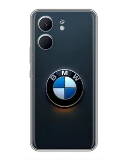 Чехол для OPPO A5x с картинкой «Логотип BMW — минимализм»