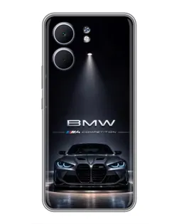 Чохол для OPPO A5x з картинкою «BMW крізь нічне місто» Чохол для OPPO A5x з картинкою «BMW крізь нічне місто»