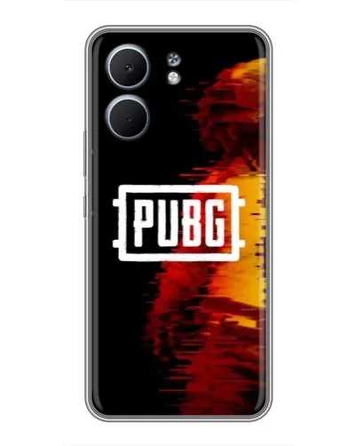 Чехол для OPPO A5x с картинкой «Яркий логотип PUBG»