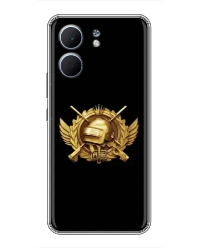 Чехол для OPPO A5x с картинкой «PUBG — оранжевый градиент»