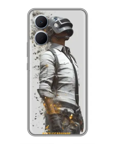 Чехол для OPPO A5x с картинкой «PUBG — боец в пыли»