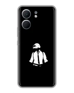 Чехол для OPPO A5x с картинкой «PUBG — белый шлем» Чехол для OPPO A5x с картинкой «PUBG — белый шлем»