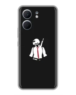 Чехол для OPPO A5x с картинкой «PUBG — силуэт воина» Чехол для OPPO A5x с картинкой «PUBG — силуэт воина»