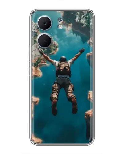 Чехол для OPPO A5x с картинкой «PUBG — свободное падение»