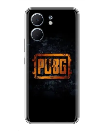 Чехол для OPPO A5x с картинкой «PUBG — золотой логотип»