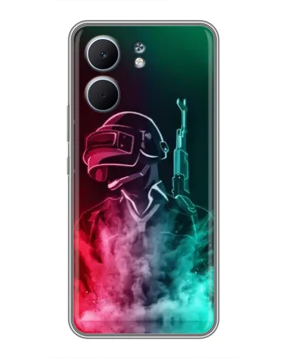 Чехол для OPPO A5x с картинкой «PUBG — огненный воин»
